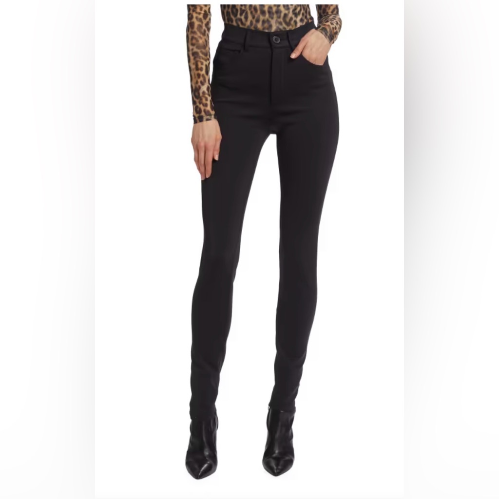 Ronny Kobo Collection Black High-Rise Pants
